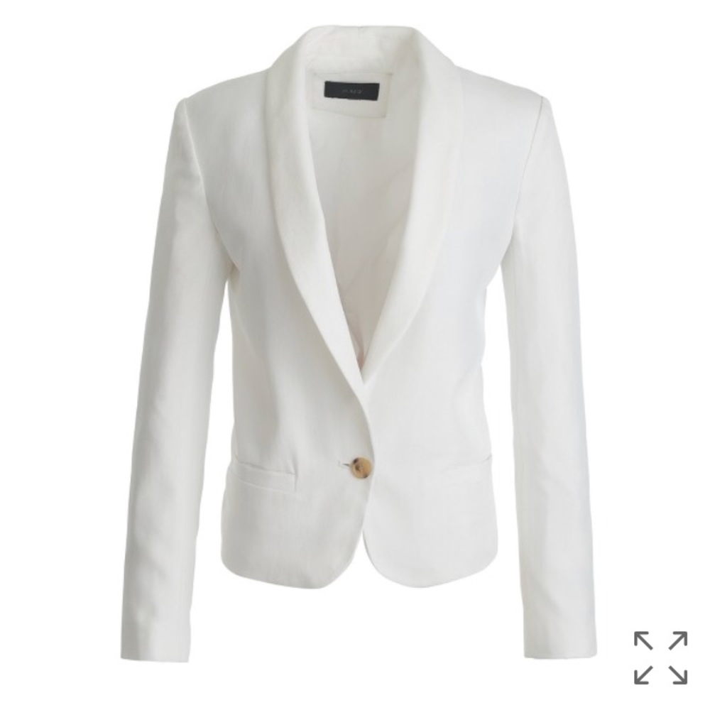 J. Crew Cropped Shawl-Collar Blazer